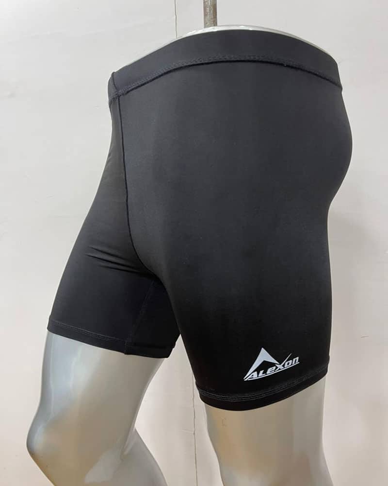 Black fitted base-layer shorts from Compression Shorts Manufacturer in Bangladesh