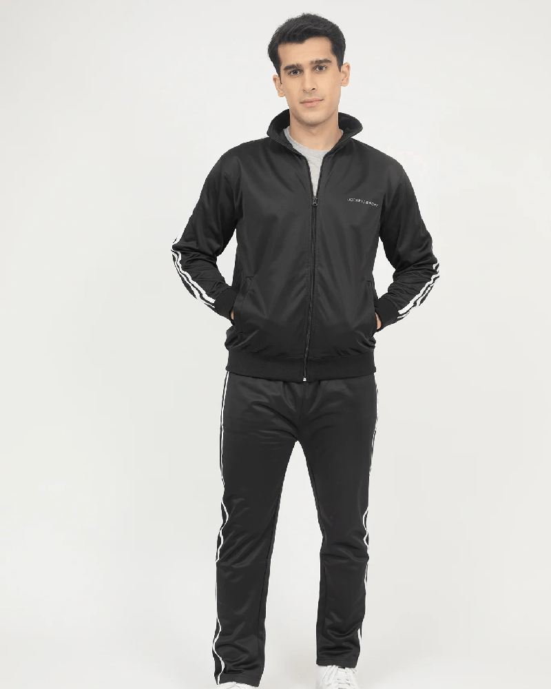 Black jacket and trouser set from Tracksuit Manufacturer in Bangladesh